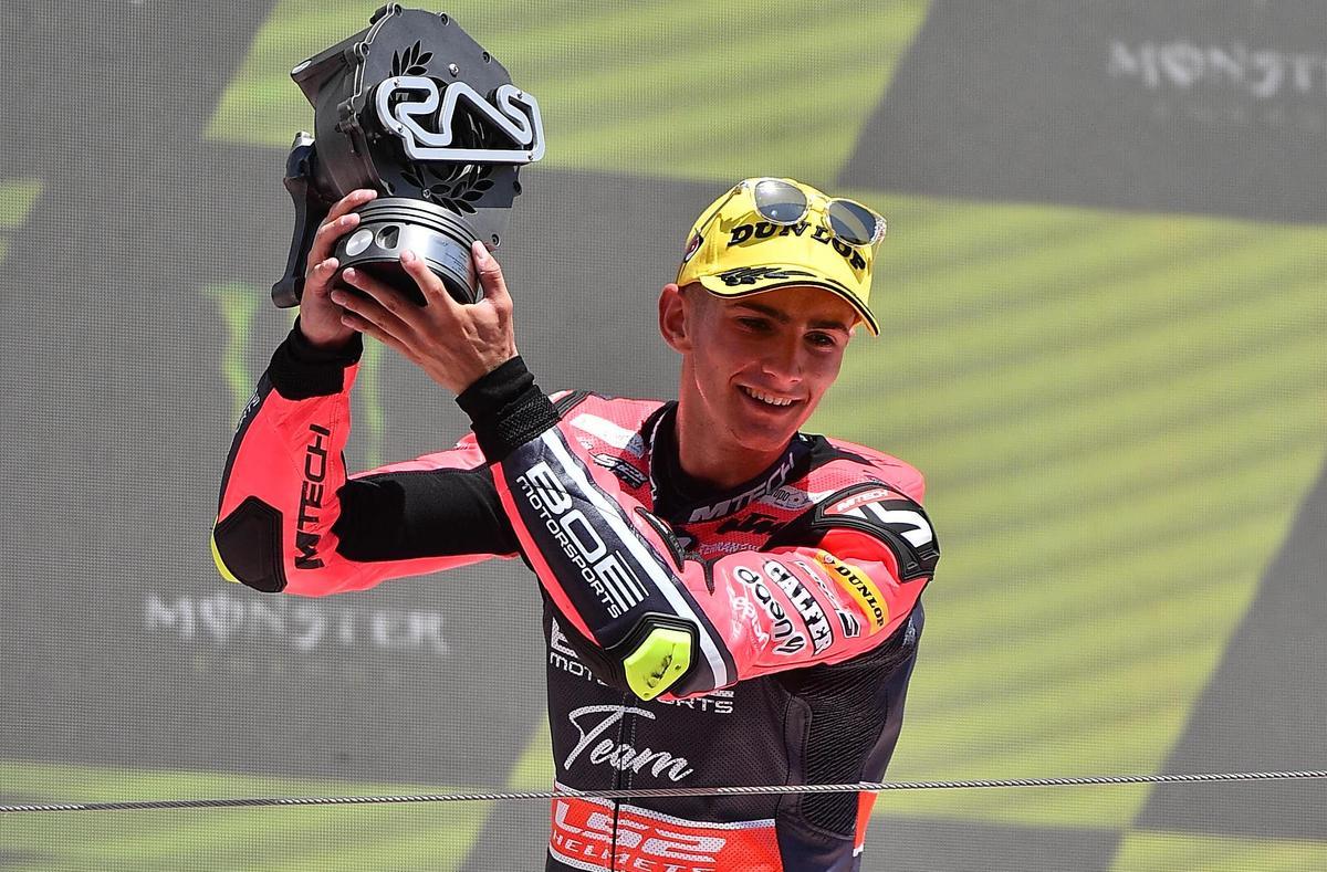 El andaluz David Muñoz, de solo 16 años, segundo hoy en el GP de Catalunya de Moto3.
