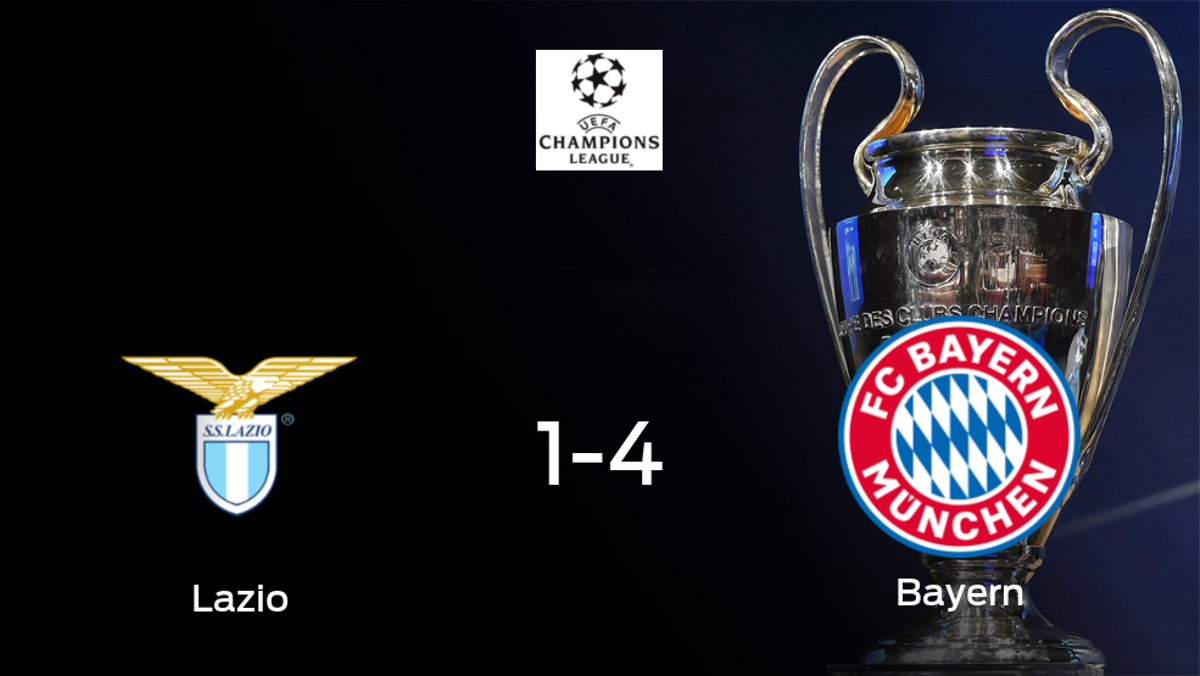 El Bayern de Múnich golea 1-4 a la Lazio y da un gran paso hacia los cuartos de final de la Champions League El Bayern de Múnich golea 1-4 a la Lazio y da un gran paso hacia los cuartos de final de la Champions League