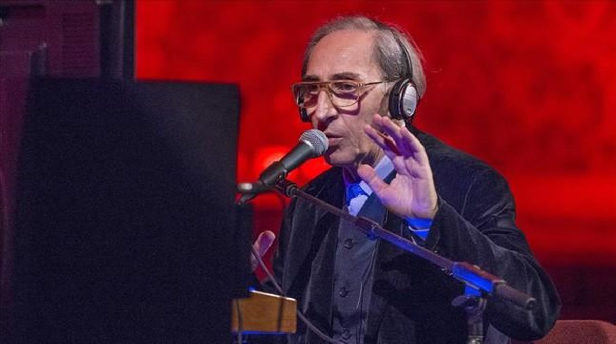 Franco Battiato en su última actuación en Barcelona. Franco Battiato en su última actuación en Barcelona.
