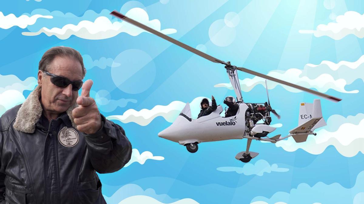 No es un pájaro ni un avión, es un autogiro y puedes aprender a pilotarlo en Igualada.