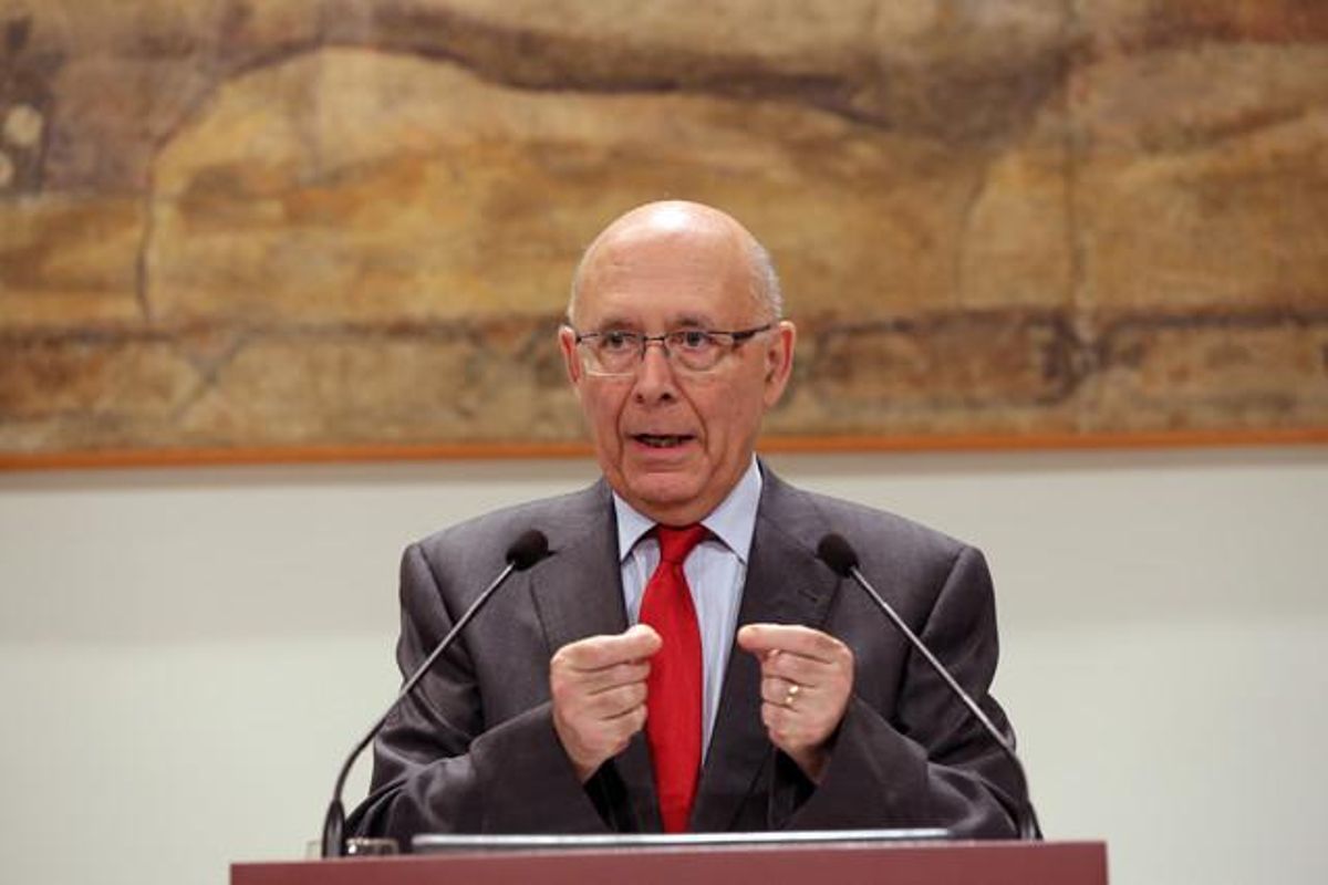 El expresidente del Parlament Joan Rigol. El expresidente del Parlament Joan Rigol.