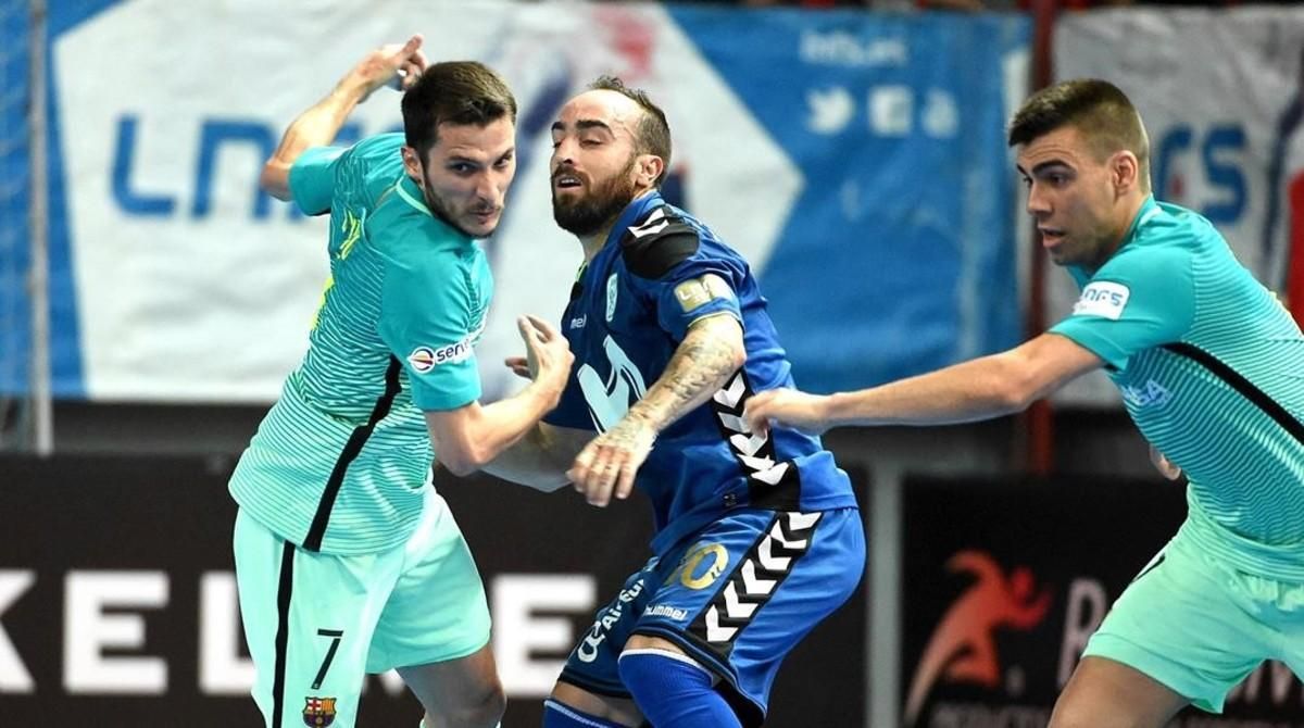 El Barça se estrella en Torrejón ante un Inter demoledor (6-1) El Barça se estrella en Torrejón ante un Inter demoledor (6-1)