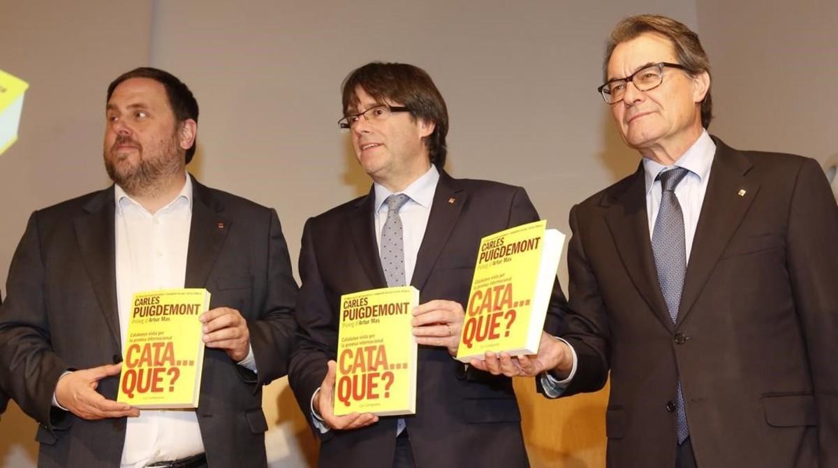 Puigdemont y Junqueras pugnarán por el liderazgo del independentismo el 21-D