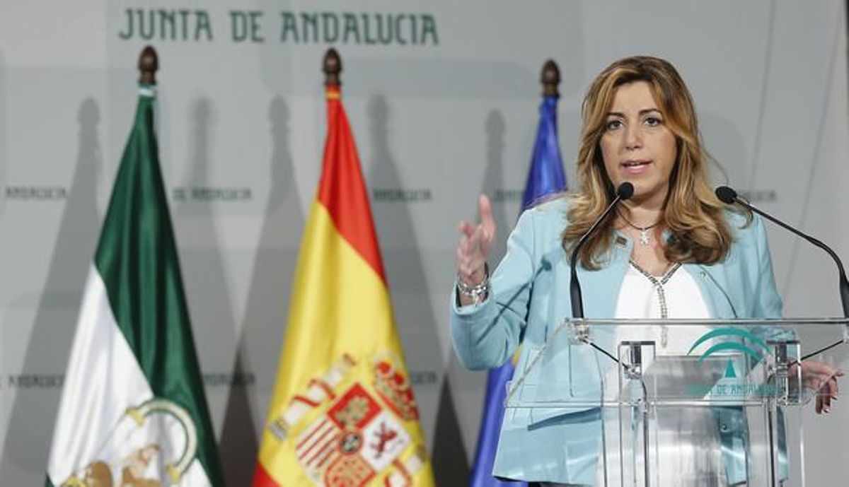 Susana Díaz, el pasado 17 de diciembre, en una entrega de premios de la Junta. Susana Díaz, el pasado 17 de diciembre, en una entrega de premios de la Junta.
