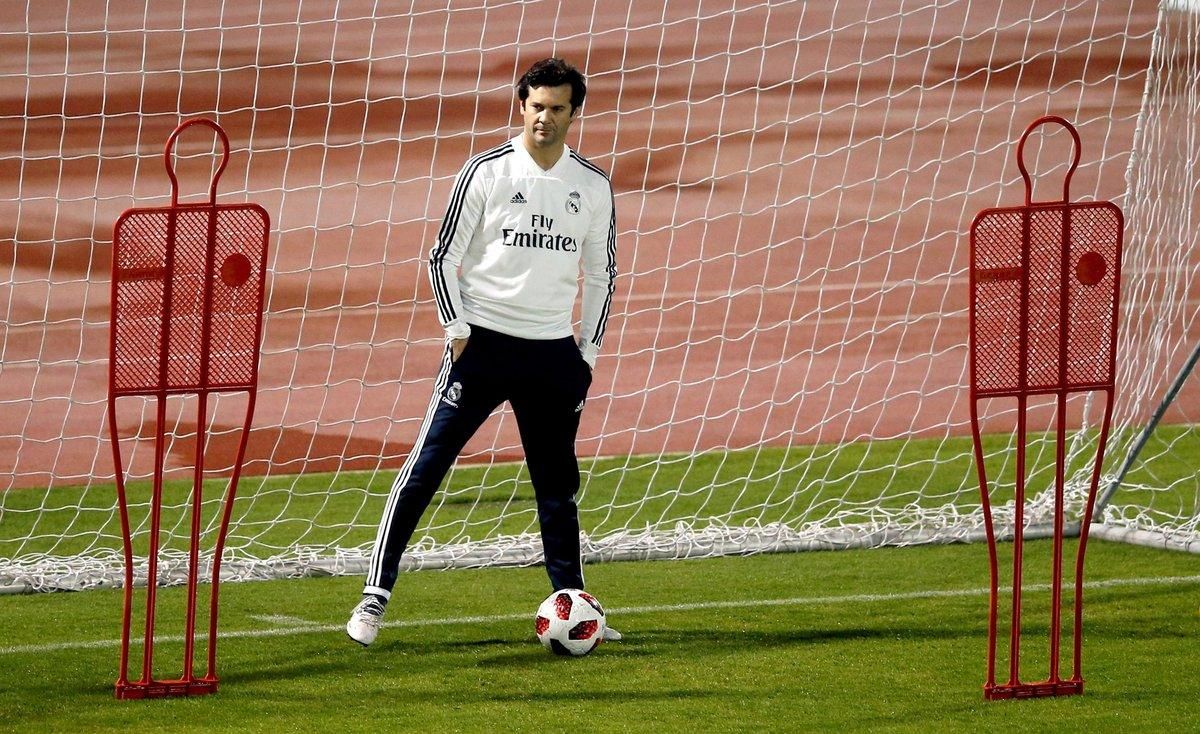 Santiago Solari, entrenador del Real Madrid. Santiago Solari, entrenador del Real Madrid.