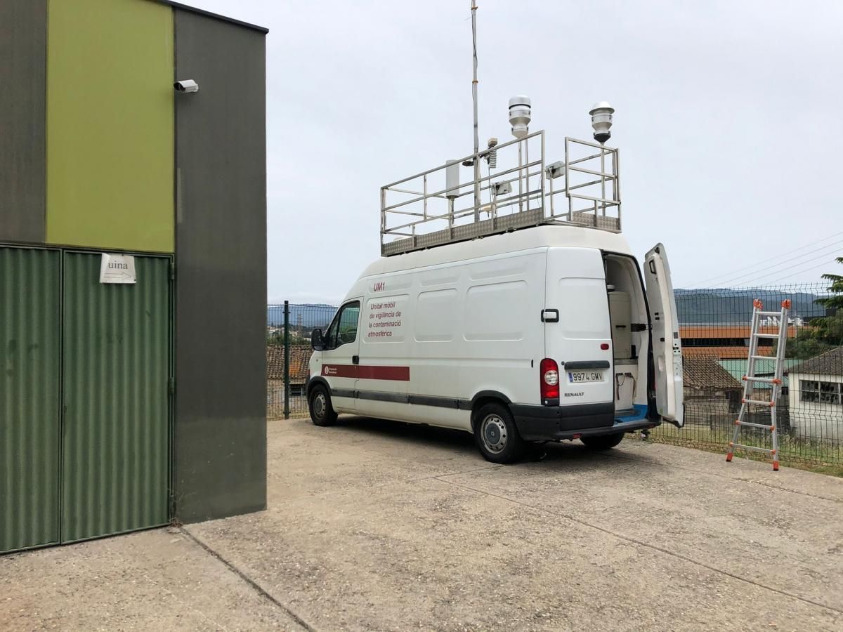 Estación de medida de la contaminación atmosférica ubicada al lado de la Escola Bressol Municipal El Gargot de Parets Estación de medida de la contaminación atmosférica ubicada al lado de la Escola Bressol Municipal El Gargot de Parets