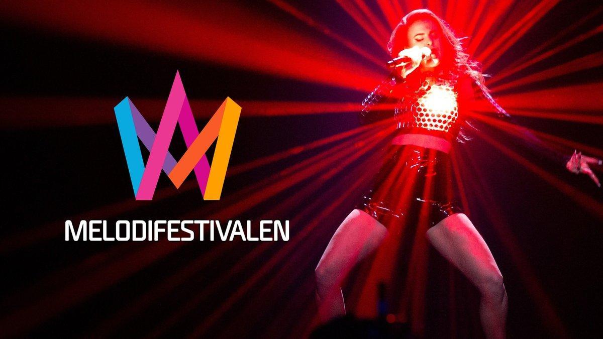 Dotter en la gran final del Melodifestivalen 2020.