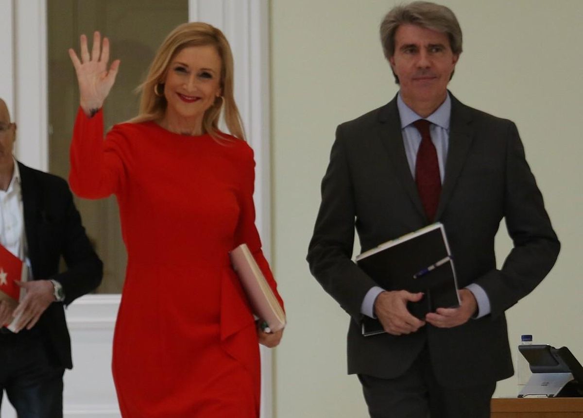 Cristina Cifuentes y Ángel Garrido. Cristina Cifuentes y Ángel Garrido.