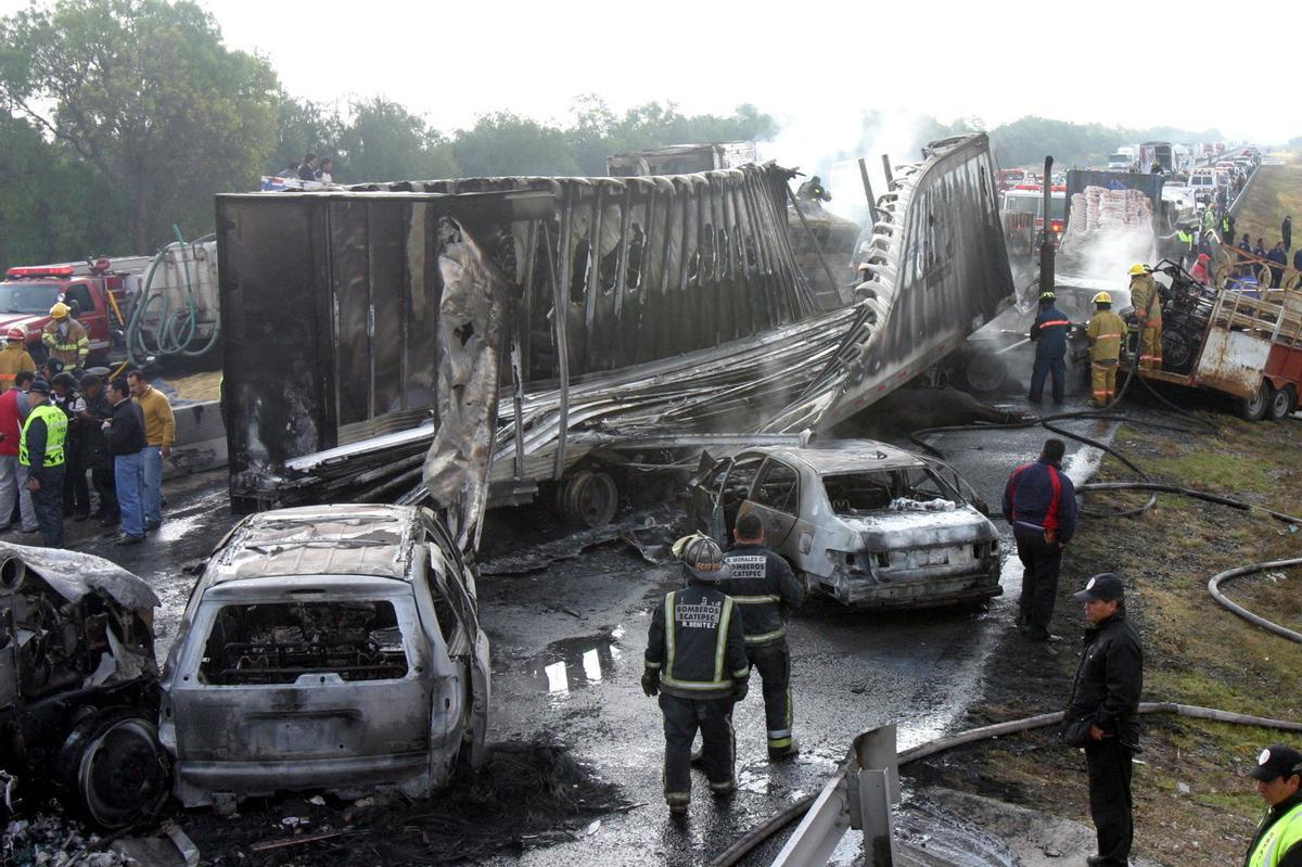 Un accidente de tráfico en México deja 5 fallecidos y 14 heridos
