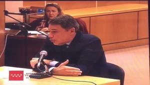 Ignacio González declara en el juicio del caso de los espías de Madrid.
