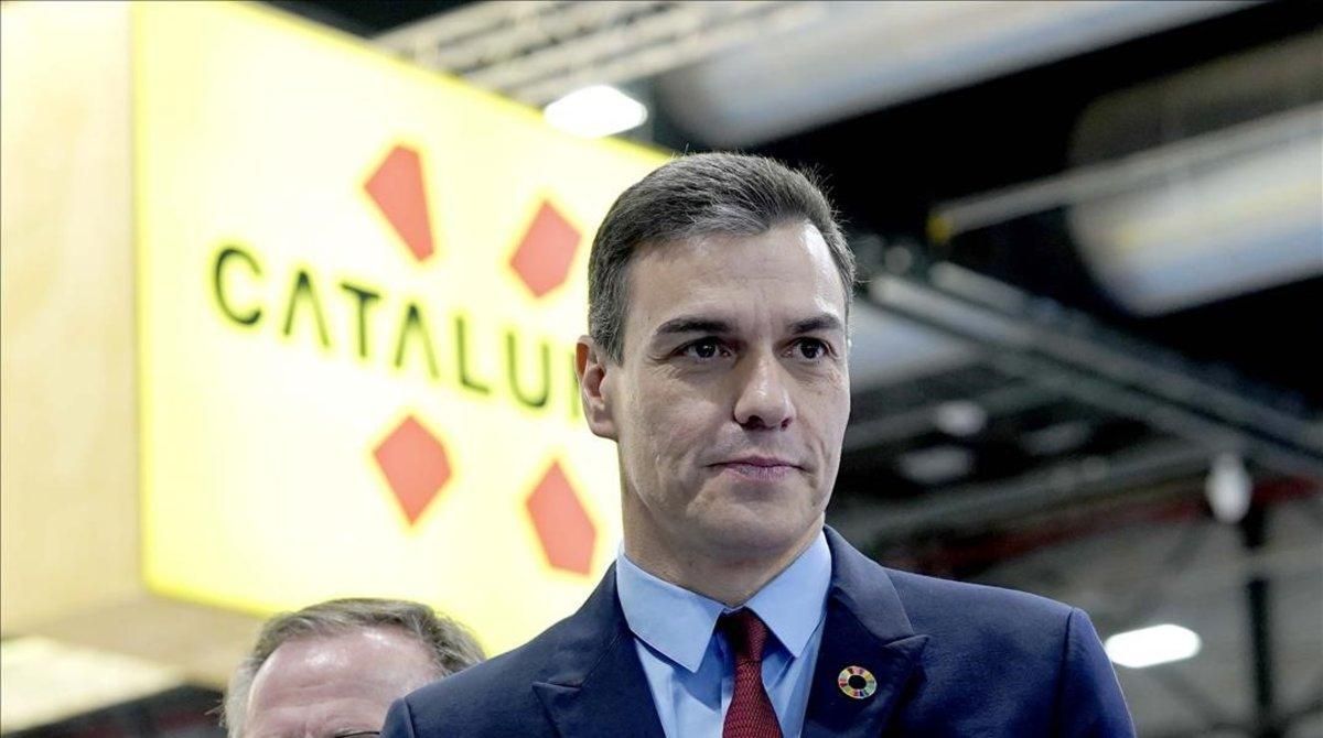 Pedro Sánchez, este viernes durante su visita a Fitur. Pedro Sánchez, este viernes durante su visita a Fitur.