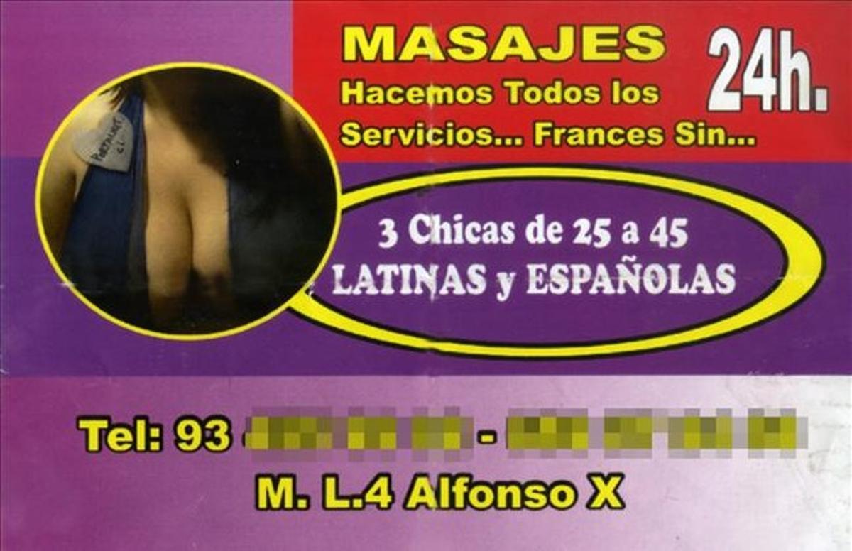 Prostitutas españolas se suman a la moda de repartir flyers Prostitutas españolas se suman a la moda de repartir flyers