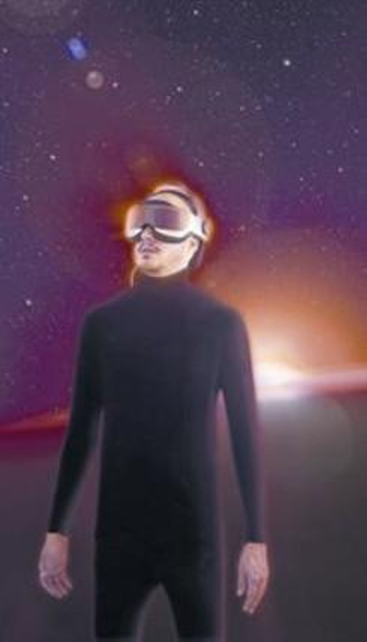 Guille Milkyway, solo ante el cosmos, en una imagen promocional. Guille Milkyway, solo ante el cosmos, en una imagen promocional.