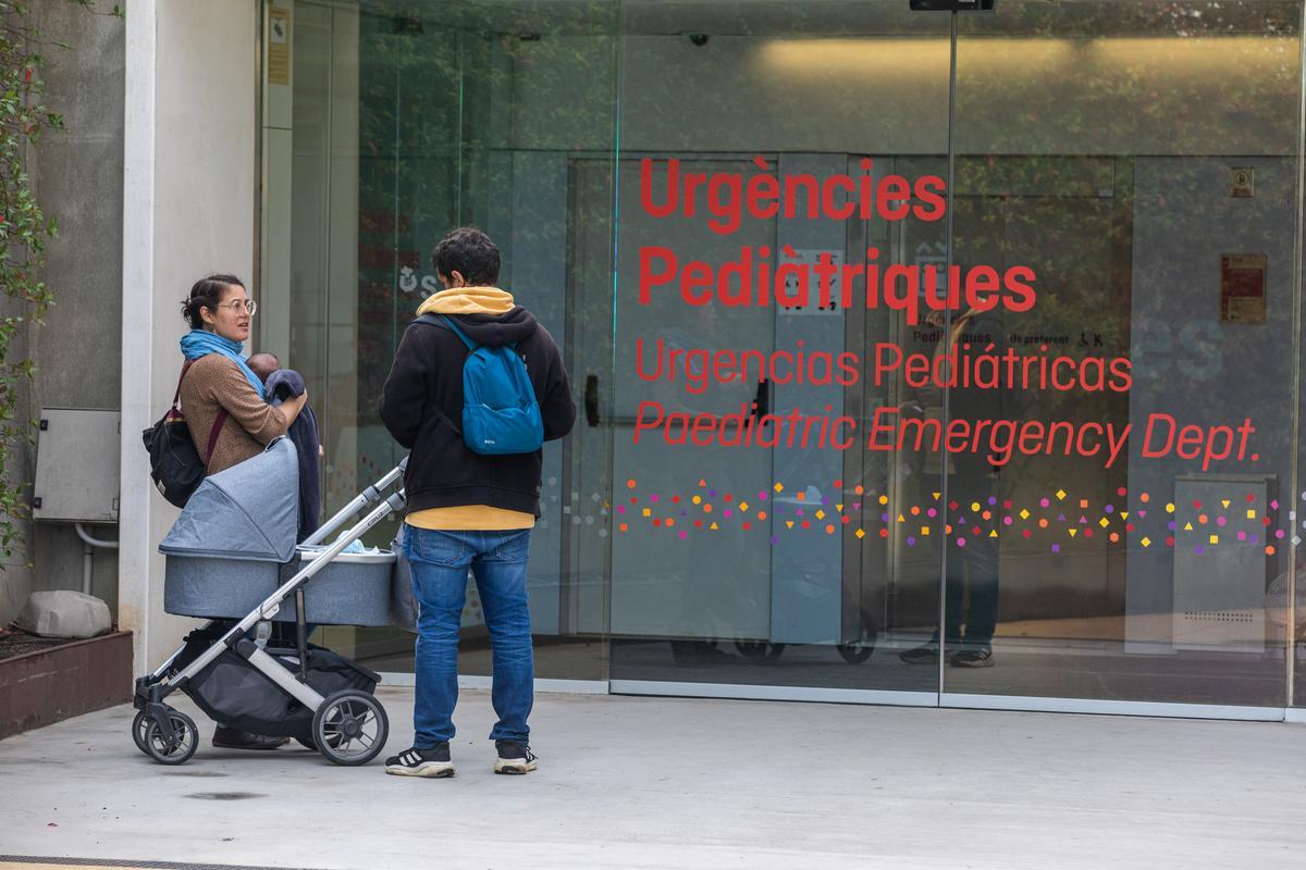 Las urgencias pediátricas de Sant Joan de Déu, la semana pasada.