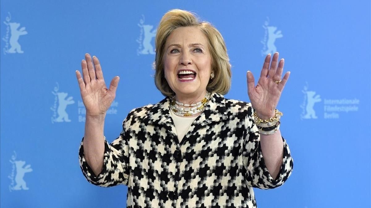 Hillary Clinton, en Berlín, este martes. Hillary Clinton, en Berlín, este martes.