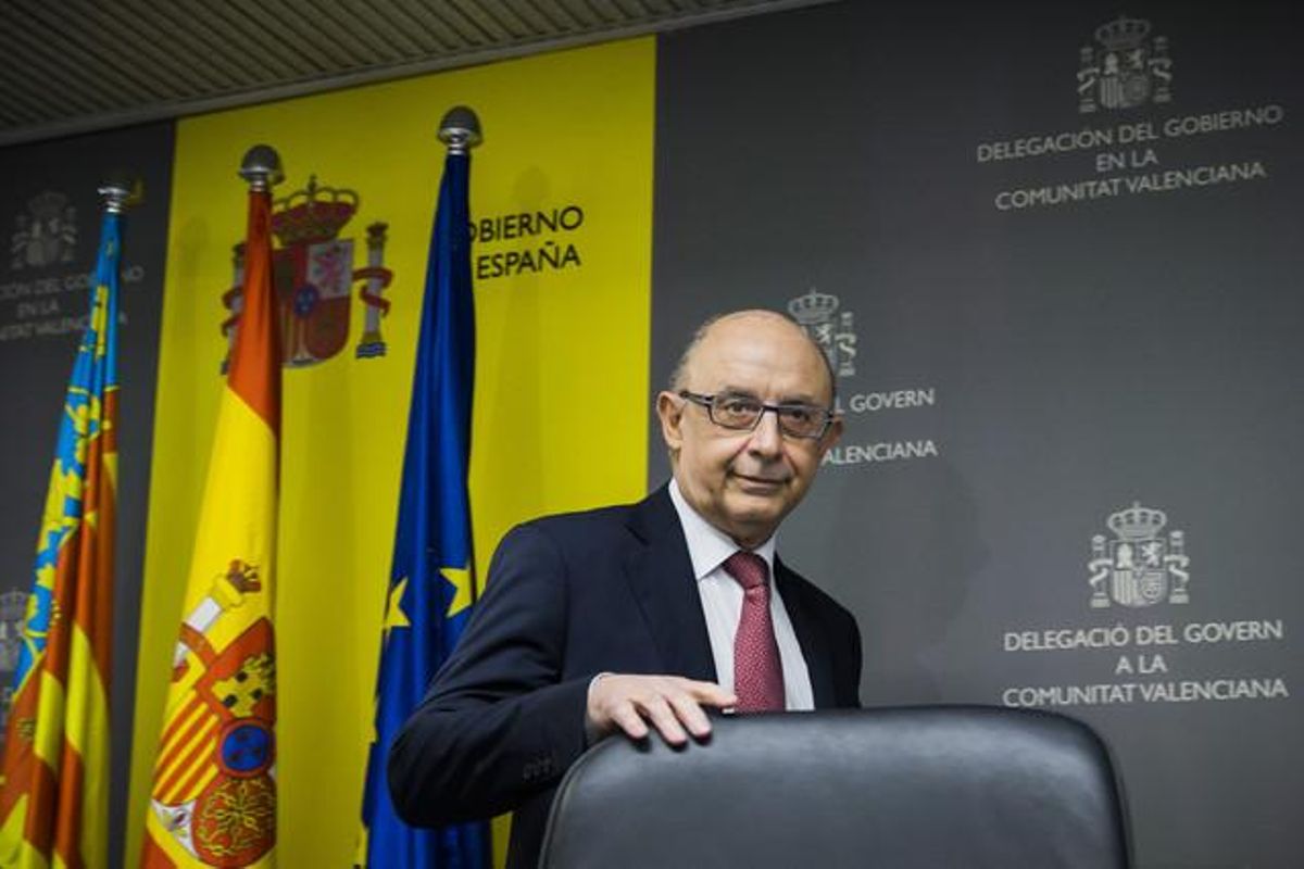 El ministro de Hacienda, Cristóbal Montoro. El ministro de Hacienda, Cristóbal Montoro.