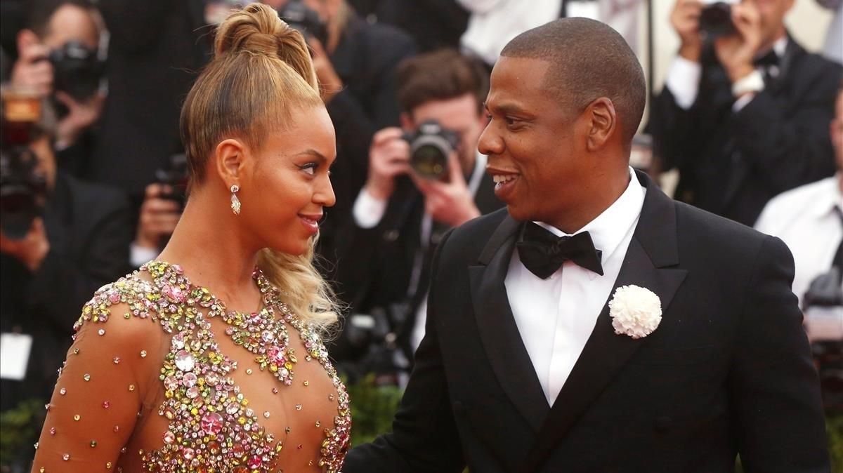 Beyoncé y Jay-Z. Beyoncé y Jay-Z.