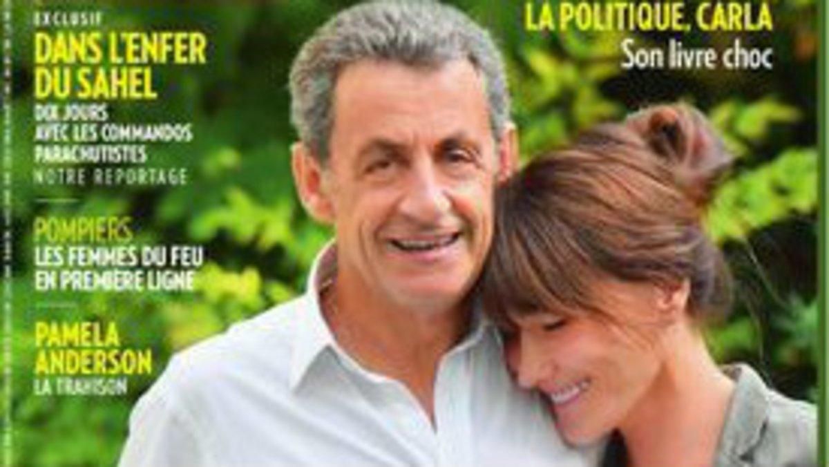 Sarkozy y Carla Bruni en la portada de ’Paris Match’ Sarkozy y Carla Bruni en la portada de ’Paris Match’