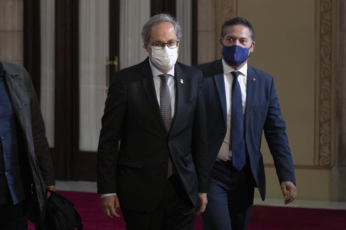 Quim Torra, ’expresident’ de la Generalitat. Quim Torra, ’expresident’ de la Generalitat.