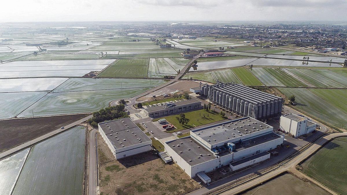Planta de Nomen Foods en el Delta de l’Ebre. Planta de Nomen Foods en el Delta de l’Ebre.