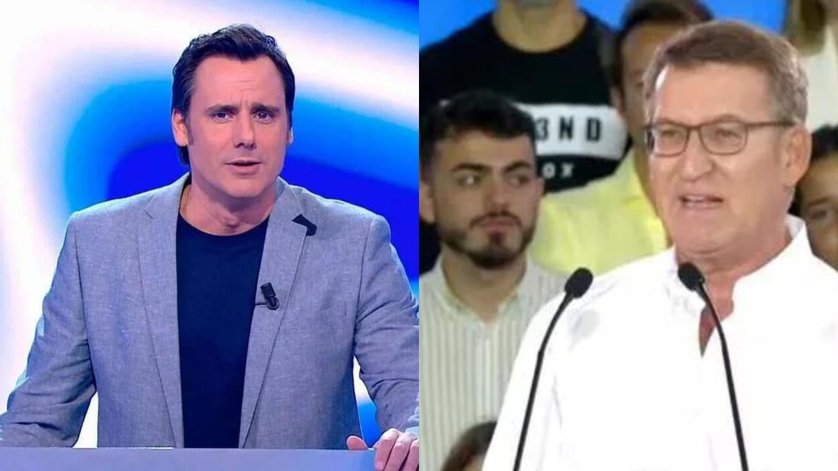 Ion Aramendi, Raúl Santamaría y Alberto Núñez Feijóo Ion Aramendi, Raúl Santamaría y Alberto Núñez Feijóo