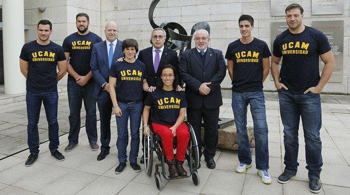 Los seis nuevos deportistas que se han unido al programa de desarrollo deportivo y formación academica de la UCAM. Los seis nuevos deportistas que se han unido al programa de desarrollo deportivo y formación academica de la UCAM.