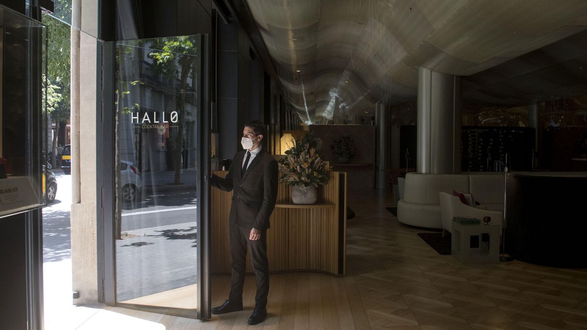 Reapertura de un hotel en Barcelona en mayo pasado. Reapertura de un hotel en Barcelona en mayo pasado.