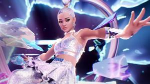 El avatar de Ariana Grande en un concierto virtual