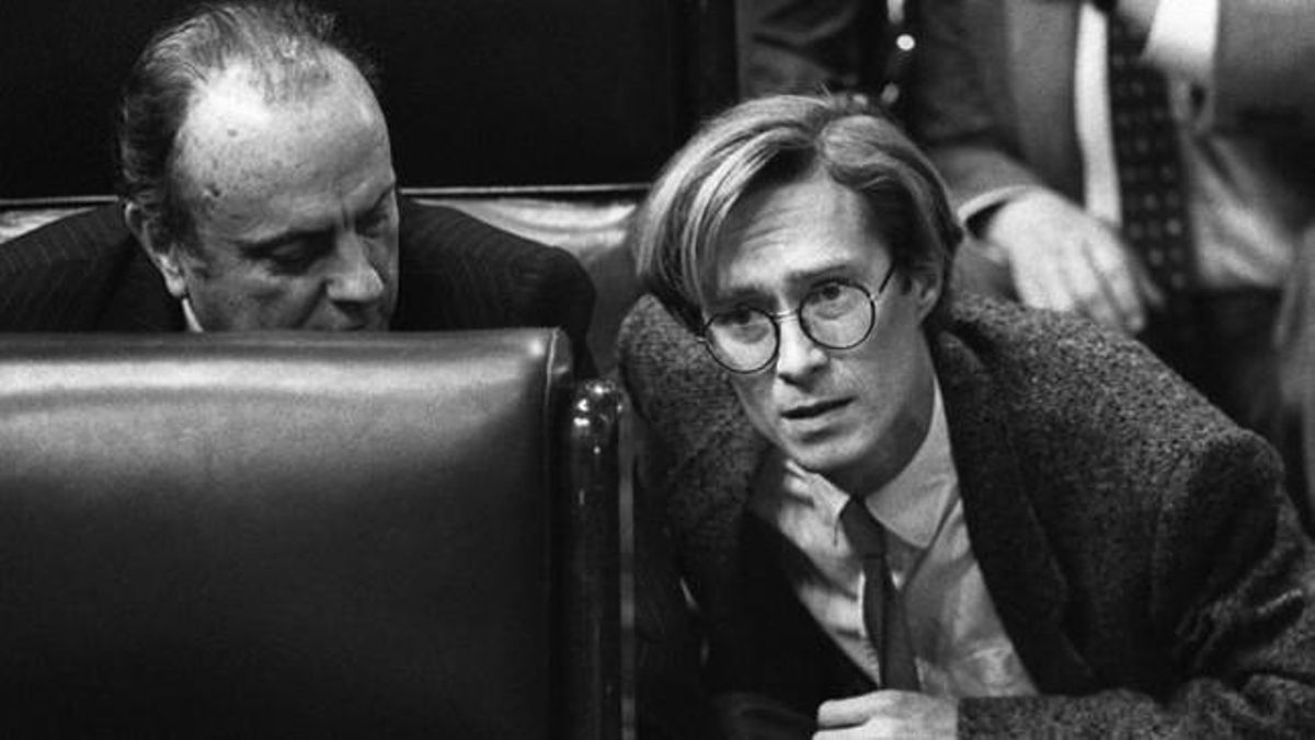 Manuel Fraga y su entonces brazo derecho, Jorge Verstrynge. Manuel Fraga y su entonces brazo derecho, Jorge Verstrynge.