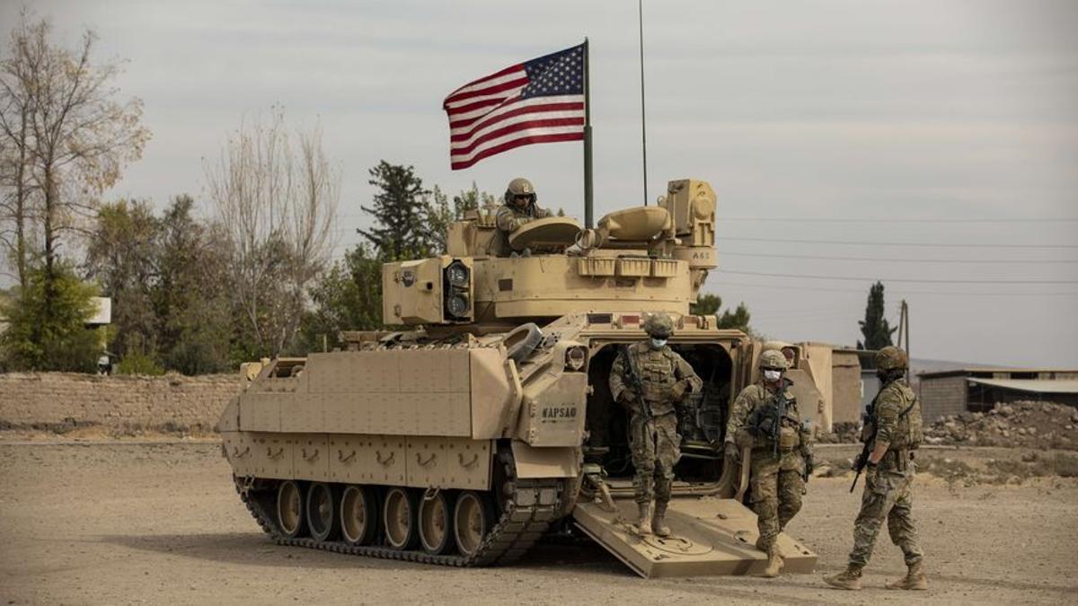 Soldados estadounidenses en Siria.
