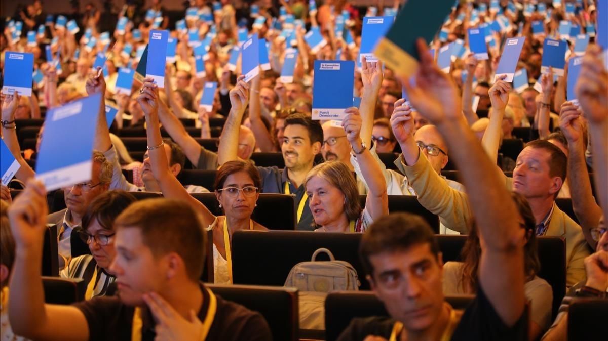 Congreso del PDECat en Barcelona, el 20 de julio del 2018 Congreso del PDECat en Barcelona, el 20 de julio del 2018
