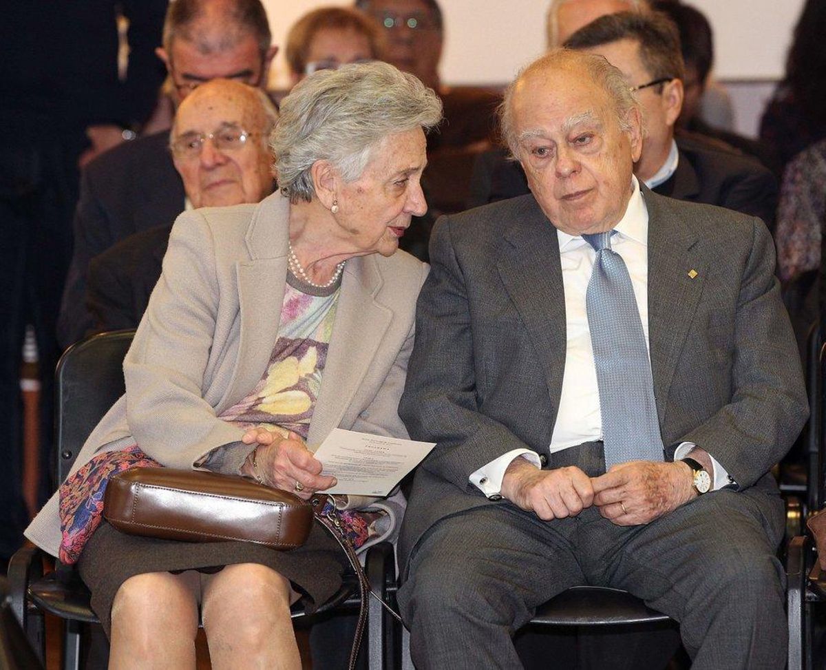Marta Ferrusola y Jordi Pujol, en una imagen del 2015. Marta Ferrusola y Jordi Pujol, en una imagen del 2015.