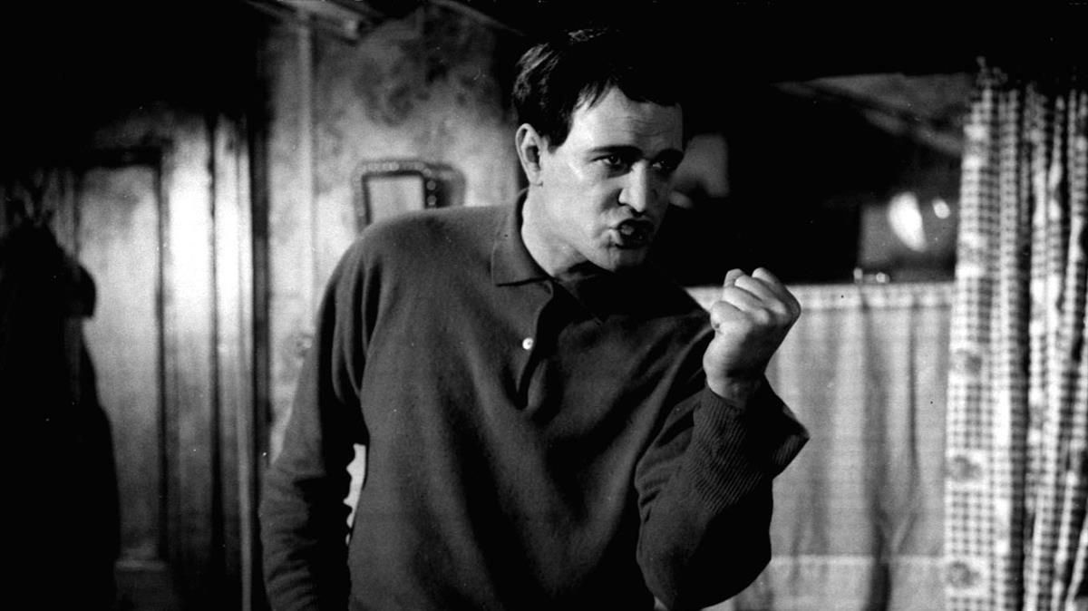 Richard Harrys, en la versión cinematográfica de ’This sporting life’. Richard Harrys, en la versión cinematográfica de ’This sporting life’.