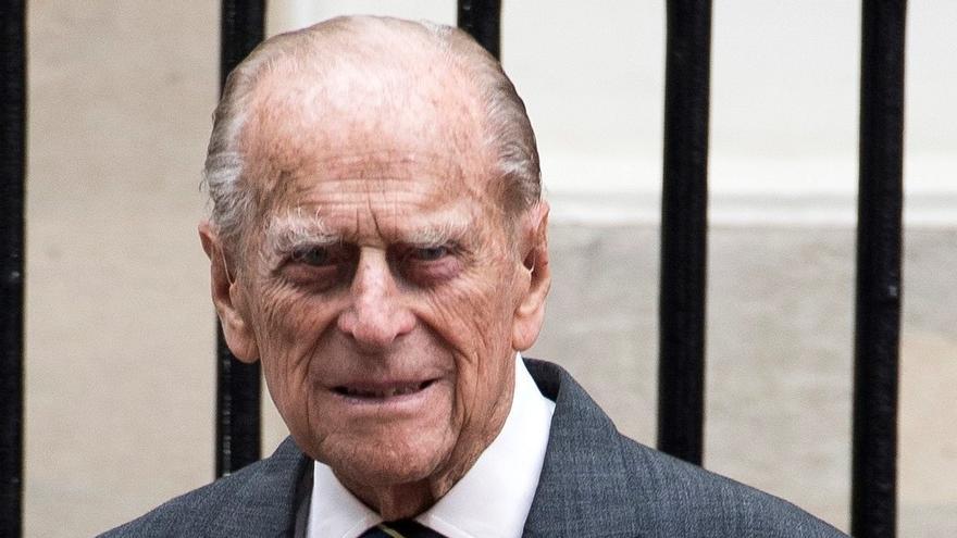 The Duke of Edinburgh, hospitalized at the age of 99