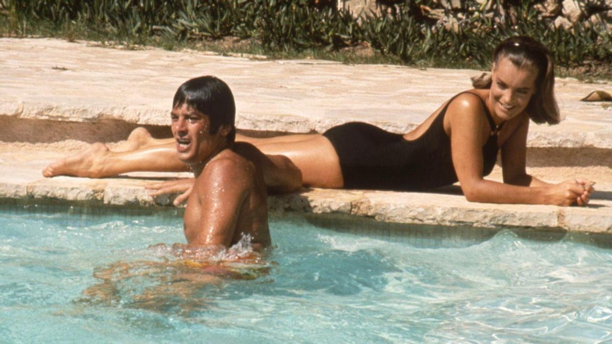Alain Delon y Romy Schneider, en la ’La piscina’. Alain Delon y Romy Schneider, en la ’La piscina’.