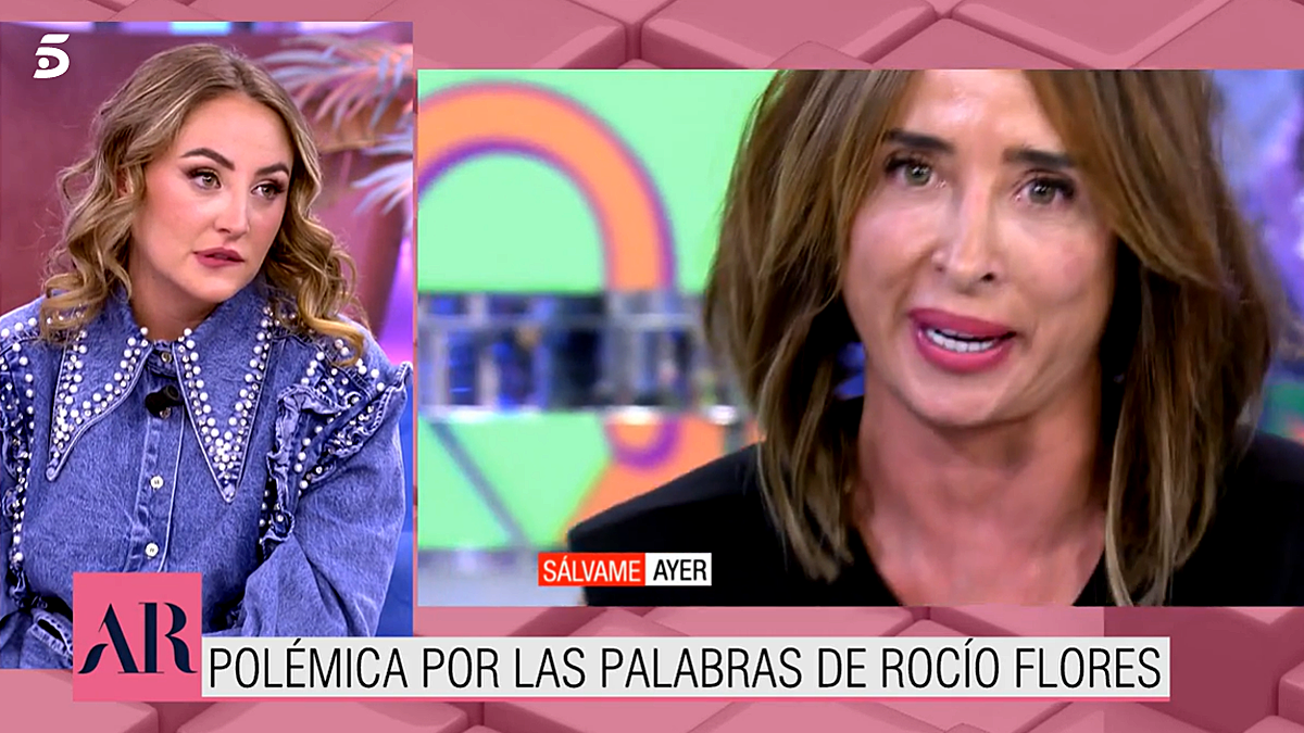 Rocío Flores carga contra 'Sálvame' y ataca a María Patiño: "No tiene credibilidad, está denunciada"