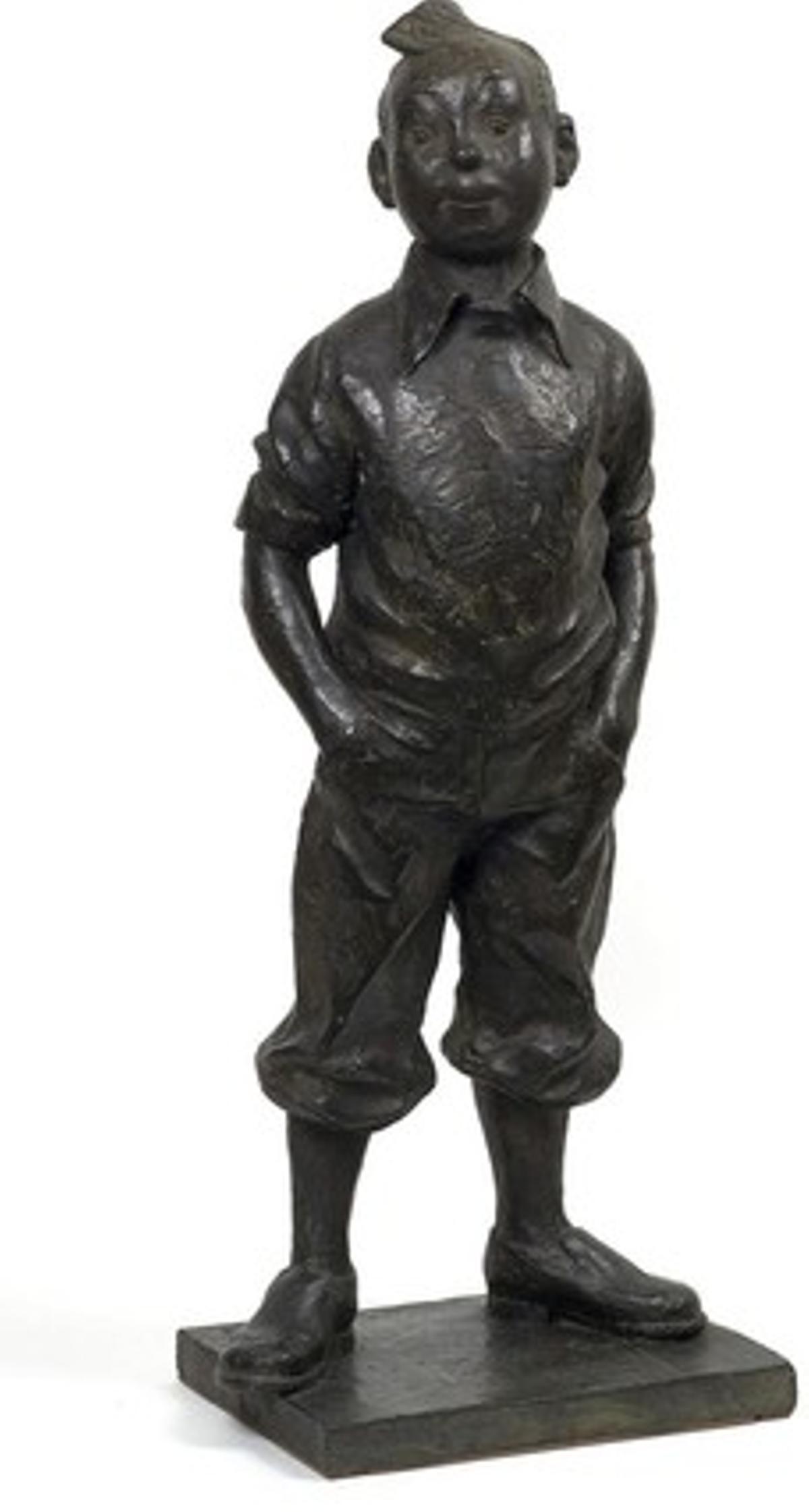 Estatueta de bronze subhastada per la casa Artcurial.