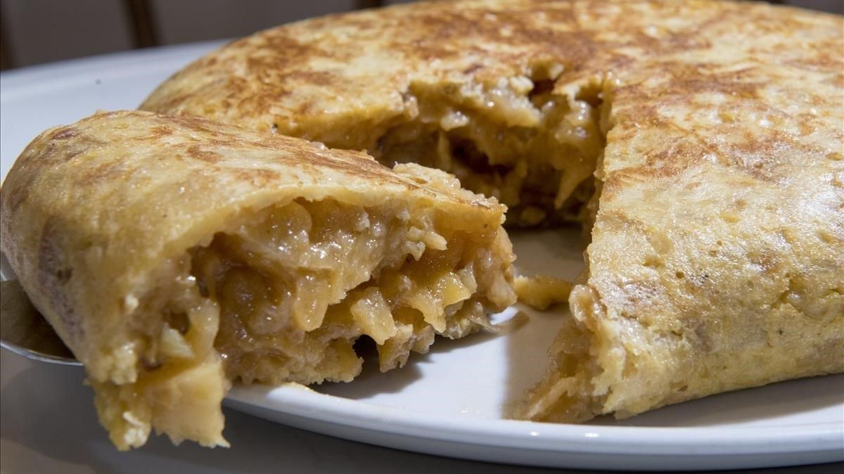 La tortilla de patatas de Mantequerías Pirenaicas. La tortilla de patatas de Mantequerías Pirenaicas.