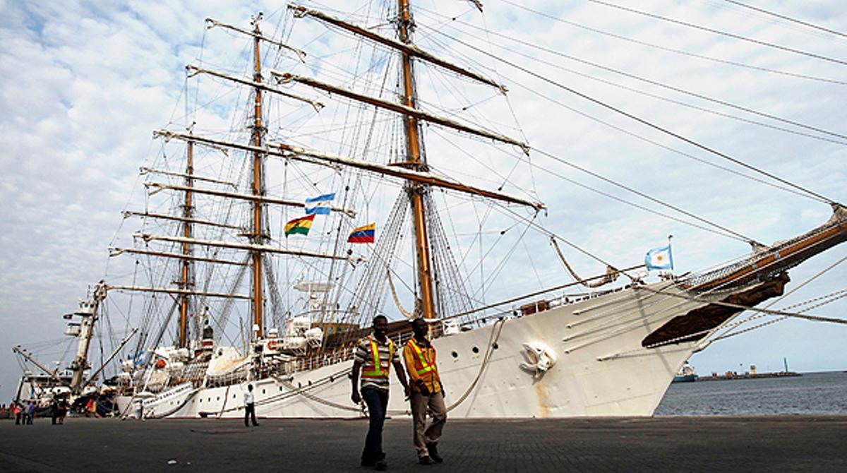 Crece el desencuentro entre Argentina y Ghana por la captura de la fragata ' Libertad', retenida desde el 2 de octubre