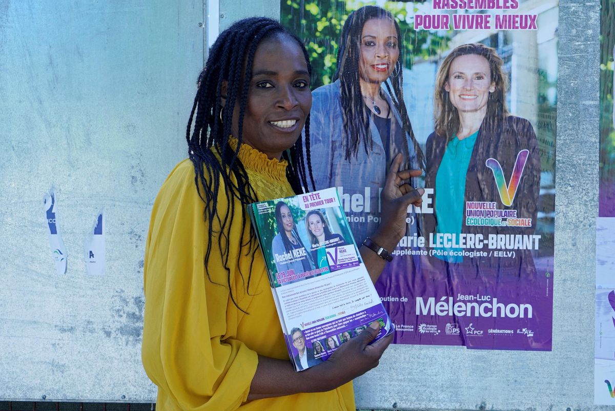 La candidata Rachel Kéké, de 48 años La candidata Rachel Kéké, de 48 años