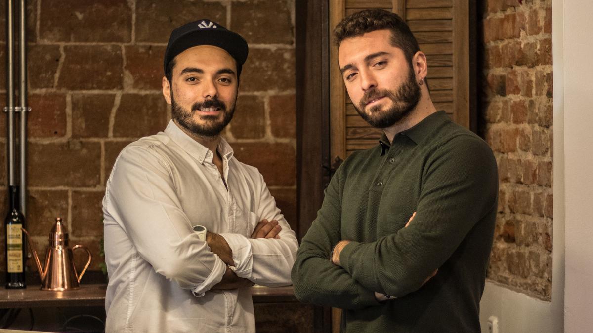 Los propietarios de la pizzería Fratelli Figurato, en Madrid.