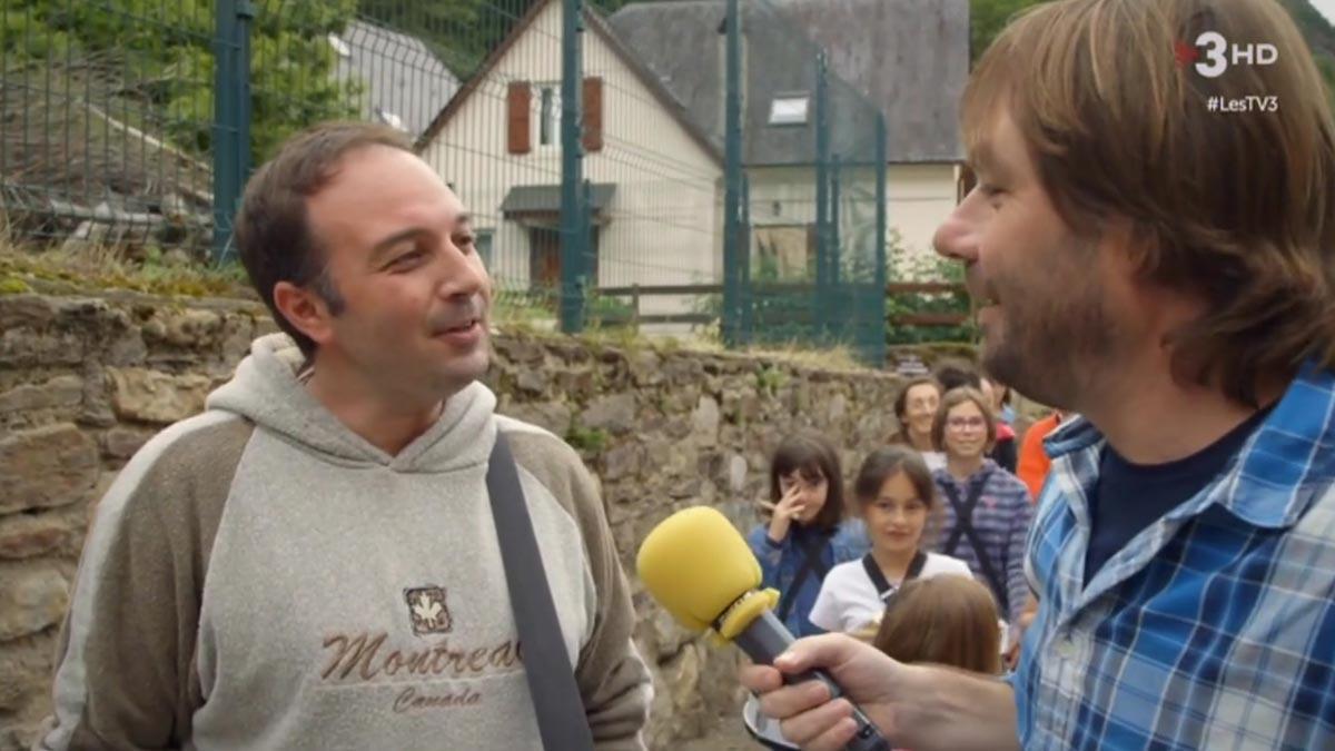 Masferrer con Toño, en Les (TV3).