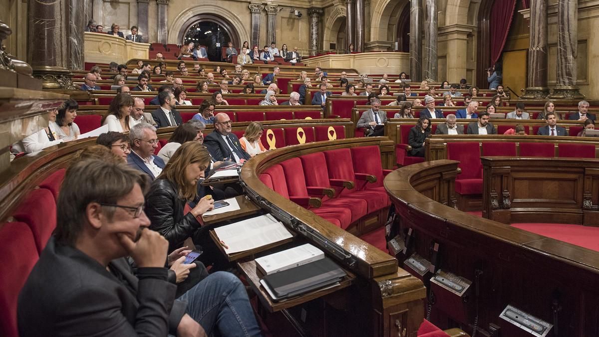 Pleno del Parlament. Pleno del Parlament.