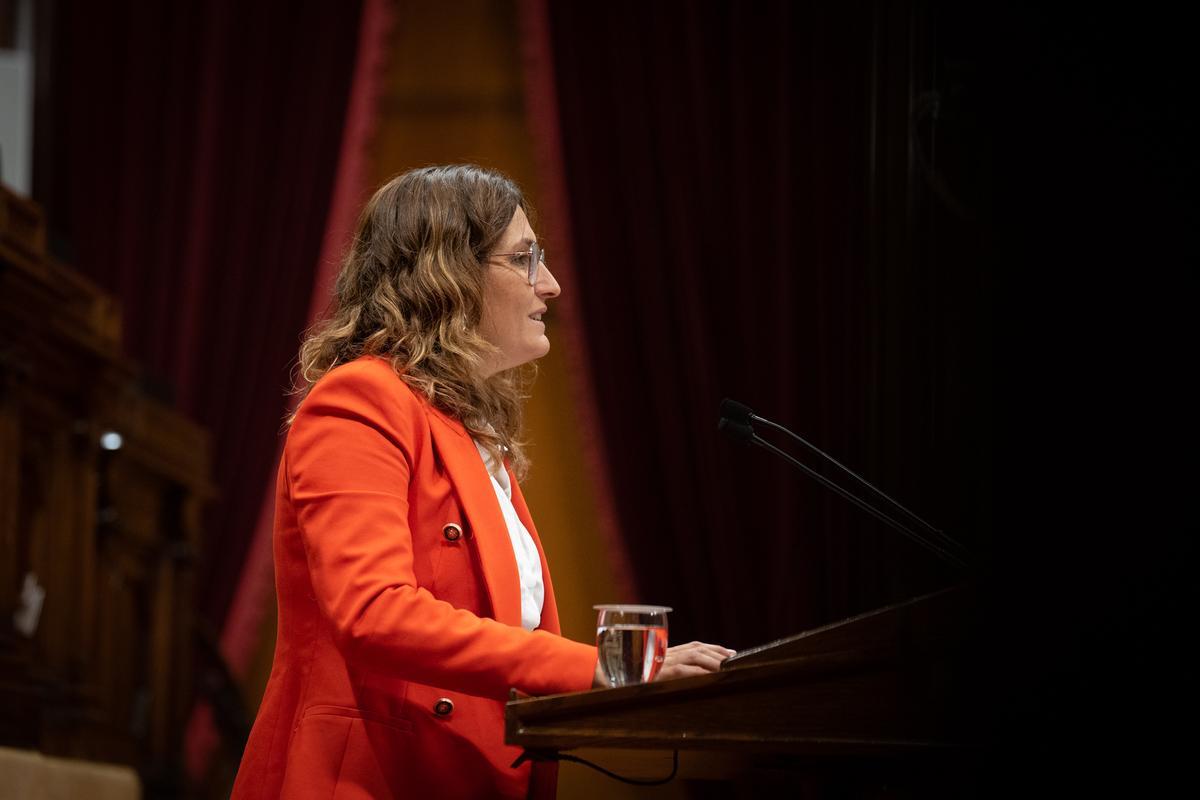 La ’consellera’ de Presidència de la Generalitat, Laura Vilagrà.