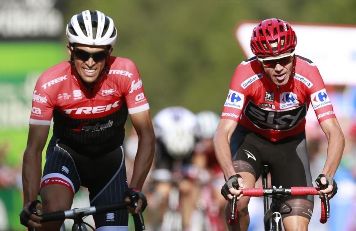 Contador no es rendeix a la Vuelta a Espanya i Froome passa a l'atac