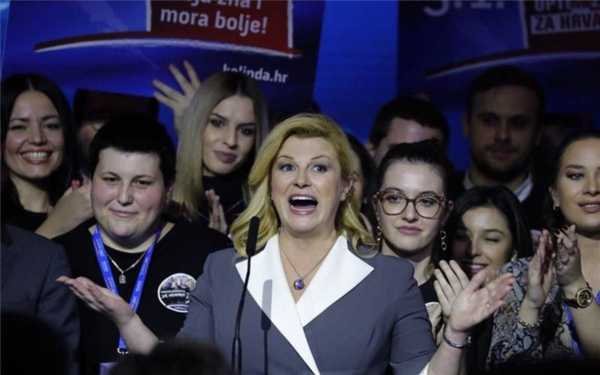 Kolinda Grabar-Kitarovic, presidenta de Croacia. Kolinda Grabar-Kitarovic, presidenta de Croacia.