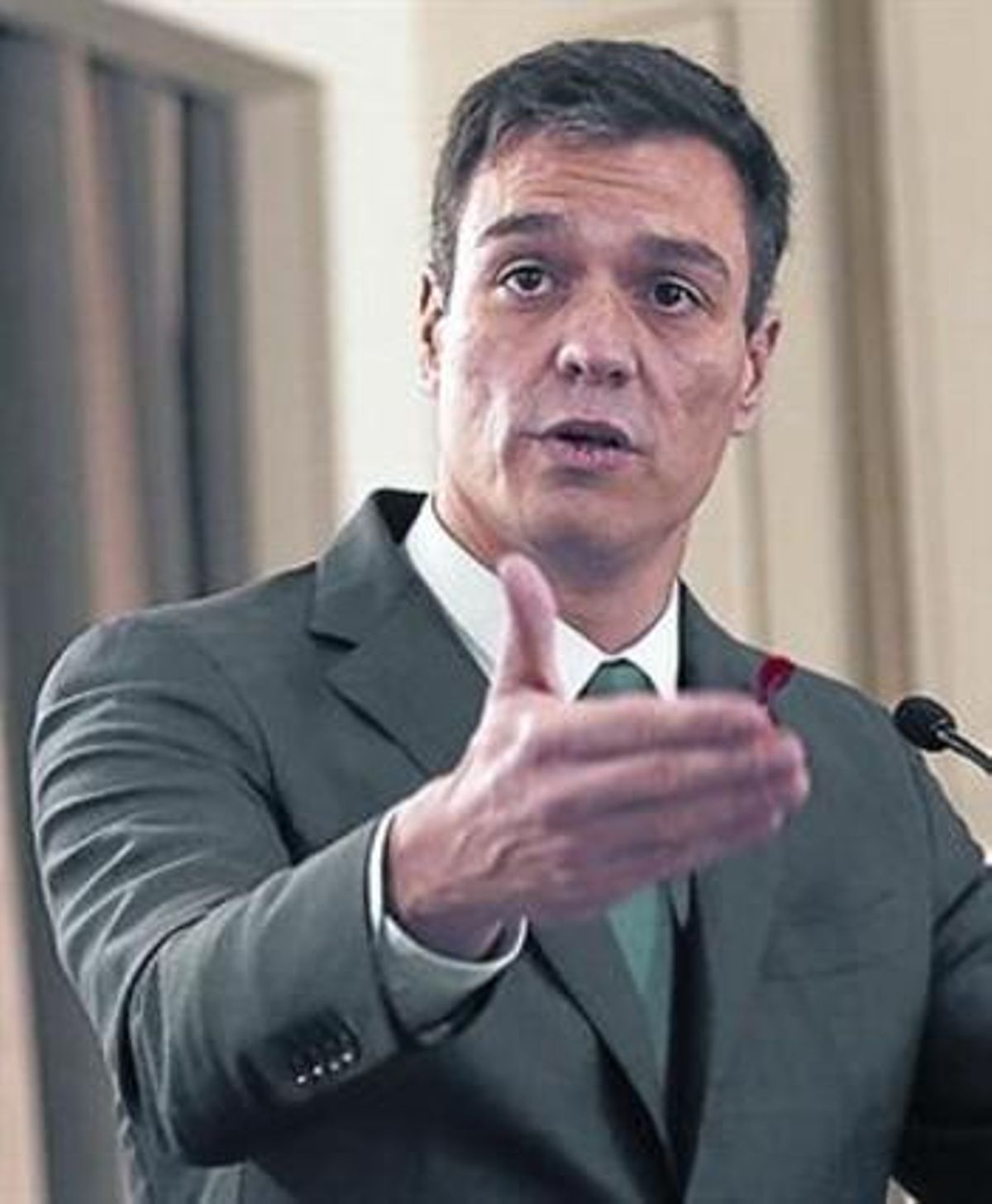 Pedro Sánchez, en el acto de ayer. Pedro Sánchez, en el acto de ayer.
