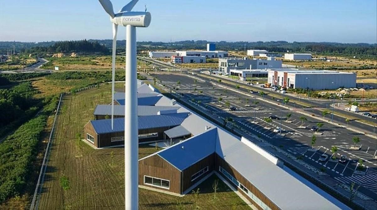 Sede de Norvento en el polígono industrial As Gándaras, en Lugo. Sede de Norvento en el polígono industrial As Gándaras, en Lugo.
