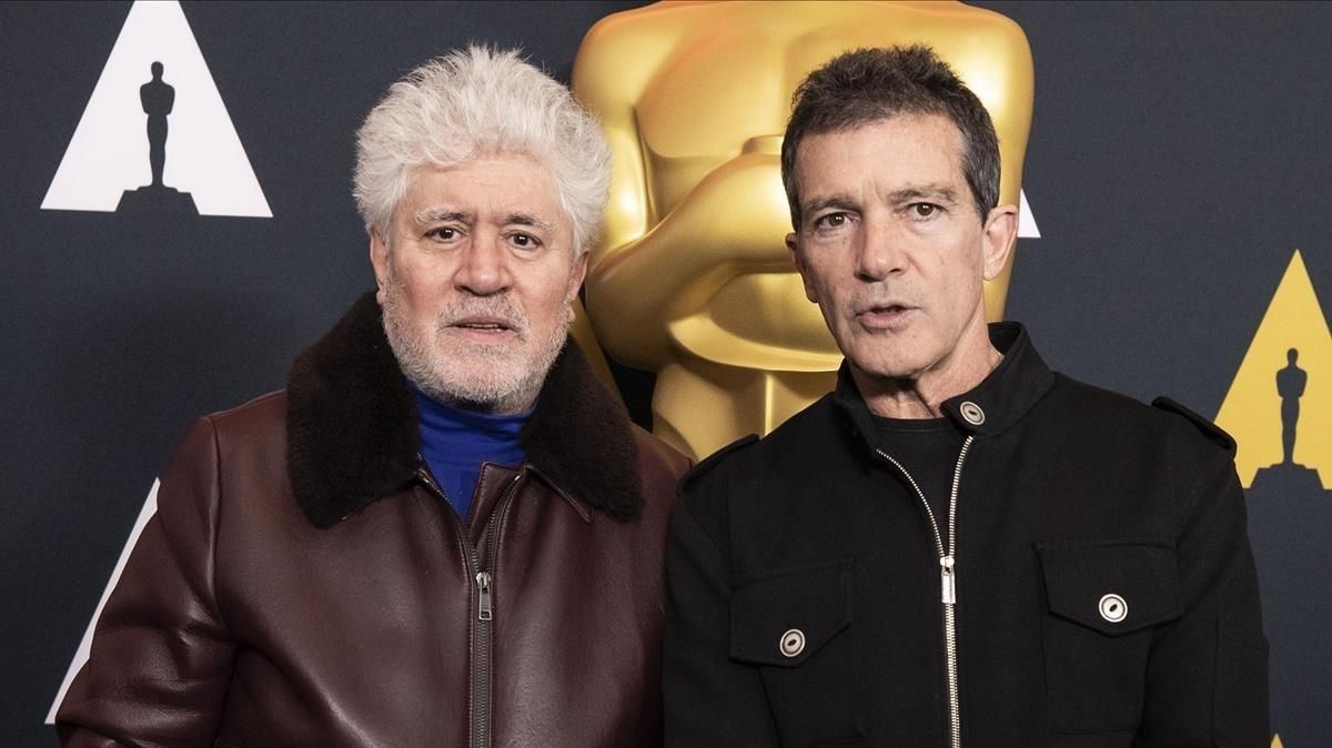 Pedro Almodóvar y Antonio Banderas, este viernes en Hollywood Pedro Almodóvar y Antonio Banderas, este viernes en Hollywood