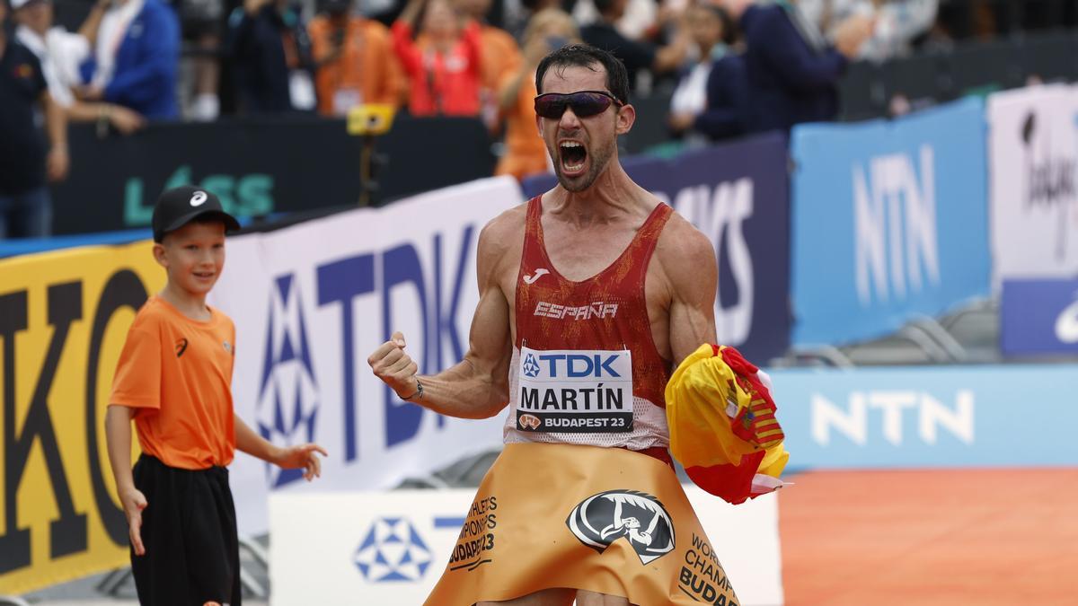 Álvaro Martín Medalla De Oro En Los 20 Km Marcha En Los Mundiales De Budapestfotos 8093